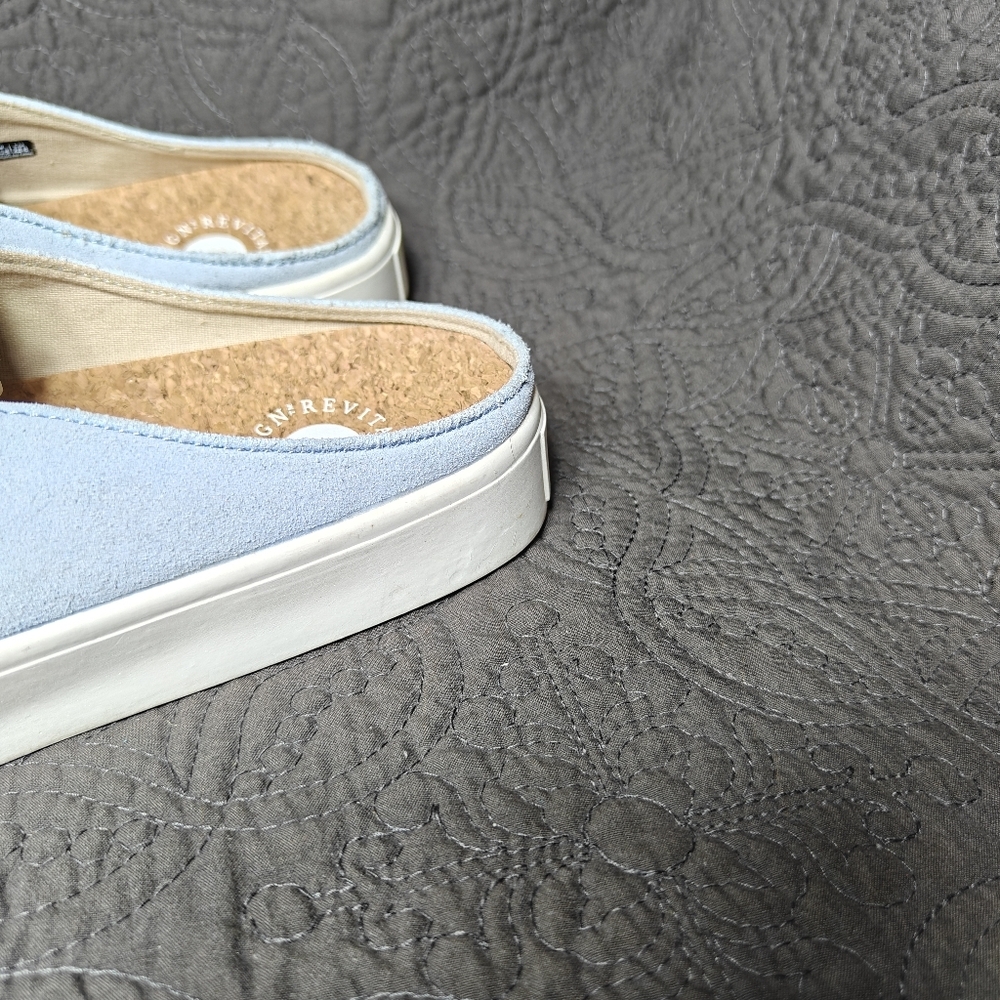 Revitalign Esplanade Canvas Cork Foootbed Slip On Loafer Flat Casual Women's 11B - Picture 5 of 9